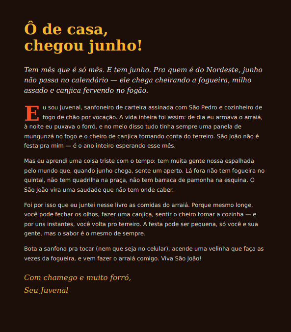 Página Interna Festa Junina o Ano Todo